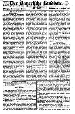 Der Bayerische Landbote Mittwoch 4. September 1867