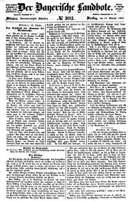 Der Bayerische Landbote Dienstag 29. Oktober 1867