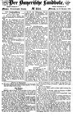 Der Bayerische Landbote Mittwoch 20. November 1867