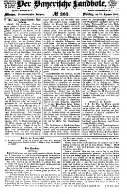 Der Bayerische Landbote Dienstag 31. Dezember 1867