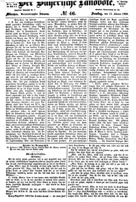 Der Bayerische Landbote Samstag 15. Februar 1868