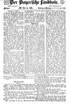 Der Bayerische Landbote Montag 24. Februar 1868