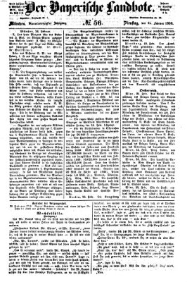 Der Bayerische Landbote Dienstag 25. Februar 1868