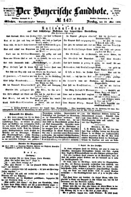 Der Bayerische Landbote Dienstag 26. Mai 1868
