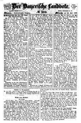 Der Bayerische Landbote Mittwoch 22. Juli 1868