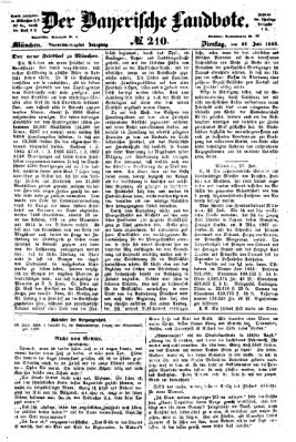 Der Bayerische Landbote Dienstag 28. Juli 1868