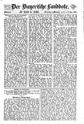 Der Bayerische Landbote Montag 17. August 1868