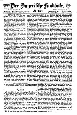 Der Bayerische Landbote Donnerstag 10. September 1868