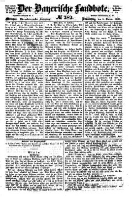 Der Bayerische Landbote Donnerstag 8. Oktober 1868