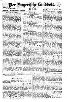 Der Bayerische Landbote Dienstag 24. November 1868