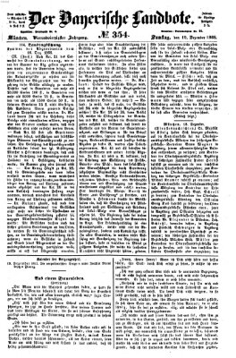 Der Bayerische Landbote Samstag 19. Dezember 1868