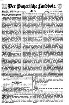 Der Bayerische Landbote Freitag 8. Januar 1869