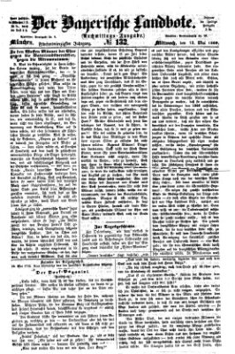 Der Bayerische Landbote Mittwoch 12. Mai 1869