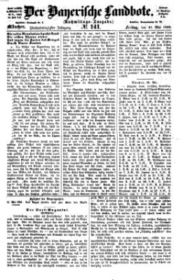 Der Bayerische Landbote Freitag 21. Mai 1869