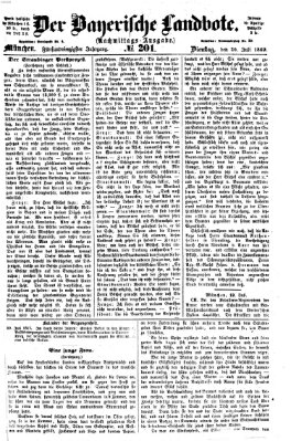 Der Bayerische Landbote Dienstag 20. Juli 1869