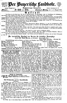 Der Bayerische Landbote Montag 2. August 1869