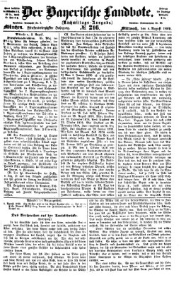 Der Bayerische Landbote Mittwoch 4. August 1869