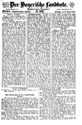 Der Bayerische Landbote Freitag 20. August 1869