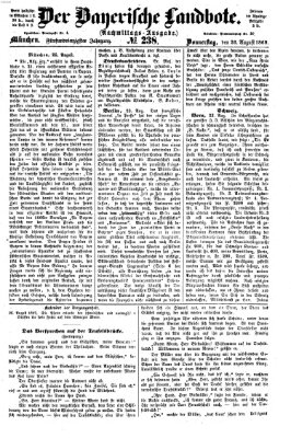 Der Bayerische Landbote Donnerstag 26. August 1869