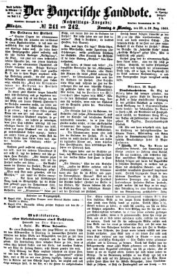 Der Bayerische Landbote Sonntag 29. August 1869