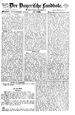 Der Bayerische Landbote Donnerstag 2. Dezember 1869