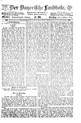 Der Bayerische Landbote Dienstag 8. Februar 1870