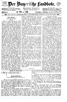 Der Bayerische Landbote Montag 21. März 1870