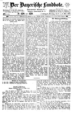 Der Bayerische Landbote Montag 9. Mai 1870