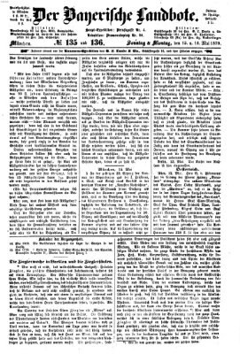 Der Bayerische Landbote Sonntag 15. Mai 1870