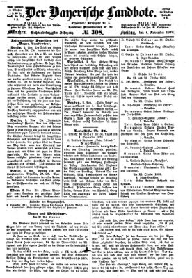 Der Bayerische Landbote Freitag 4. November 1870