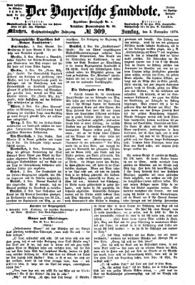 Der Bayerische Landbote Samstag 5. November 1870