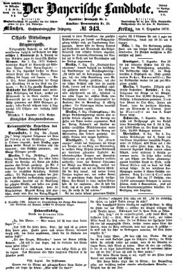 Der Bayerische Landbote Freitag 9. Dezember 1870