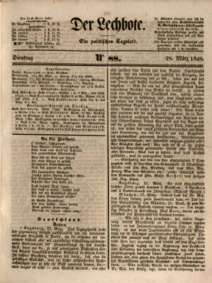 Der Lechbote Dienstag 28. März 1848