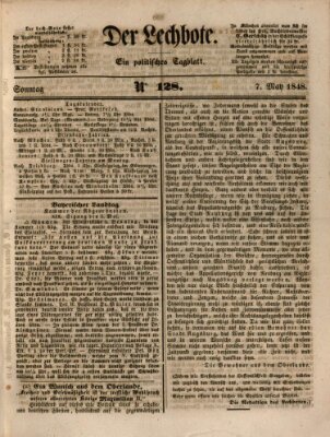 Der Lechbote Sonntag 7. Mai 1848