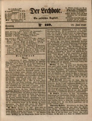 Der Lechbote Sonntag 18. Juni 1848