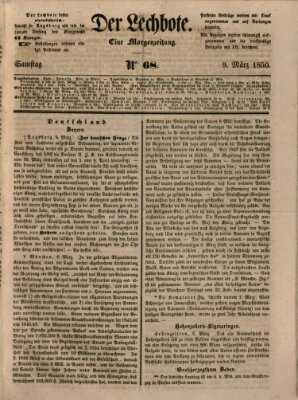 Der Lechbote Samstag 9. März 1850