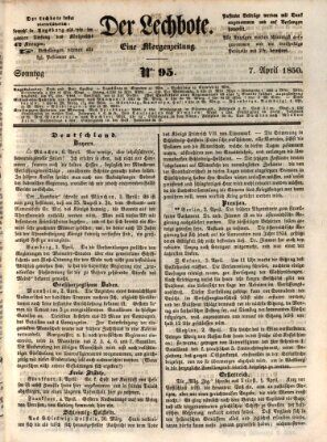 Der Lechbote Sonntag 7. April 1850