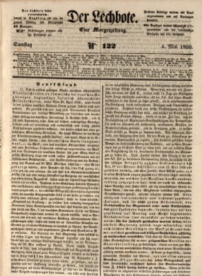 Der Lechbote Samstag 4. Mai 1850
