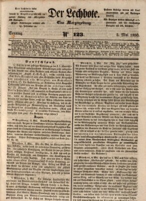 Der Lechbote Sonntag 5. Mai 1850