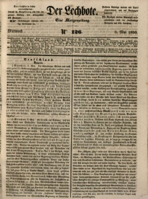 Der Lechbote Mittwoch 8. Mai 1850