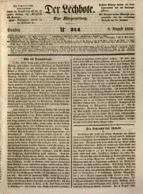 Der Lechbote Dienstag 6. August 1850