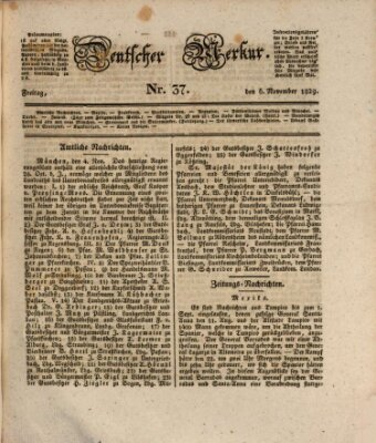 Deutscher Merkur Freitag 6. November 1829