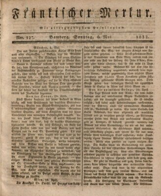 Fränkischer Merkur (Bamberger Zeitung) Sonntag 6. Mai 1832