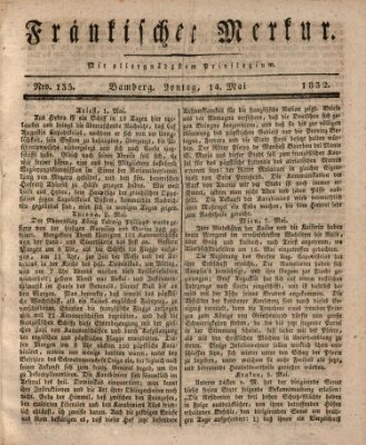 Fränkischer Merkur (Bamberger Zeitung) Montag 14. Mai 1832