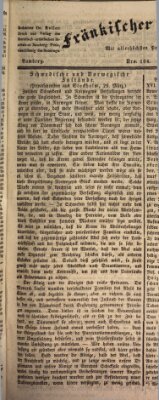 Fränkischer Merkur (Bamberger Zeitung) Freitag 14. April 1837