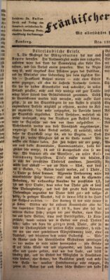 Fränkischer Merkur (Bamberger Zeitung) Samstag 6. Mai 1837