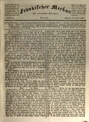 Fränkischer Merkur (Bamberger Zeitung) Montag 24. Juli 1837