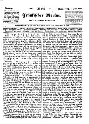 Fränkischer Merkur (Bamberger Zeitung) Donnerstag 5. Juli 1838