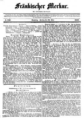 Fränkischer Merkur (Bamberger Zeitung) Freitag 31. Mai 1839