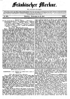 Fränkischer Merkur (Bamberger Zeitung) Donnerstag 6. Juni 1839